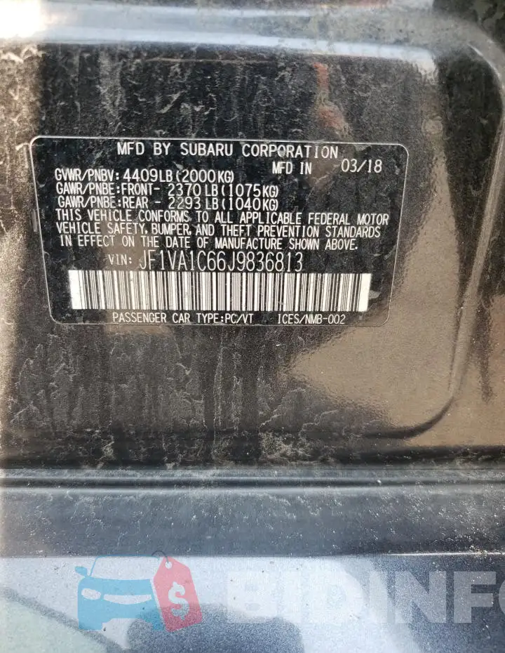 JF1VA1C66J9836813 Photo# 12