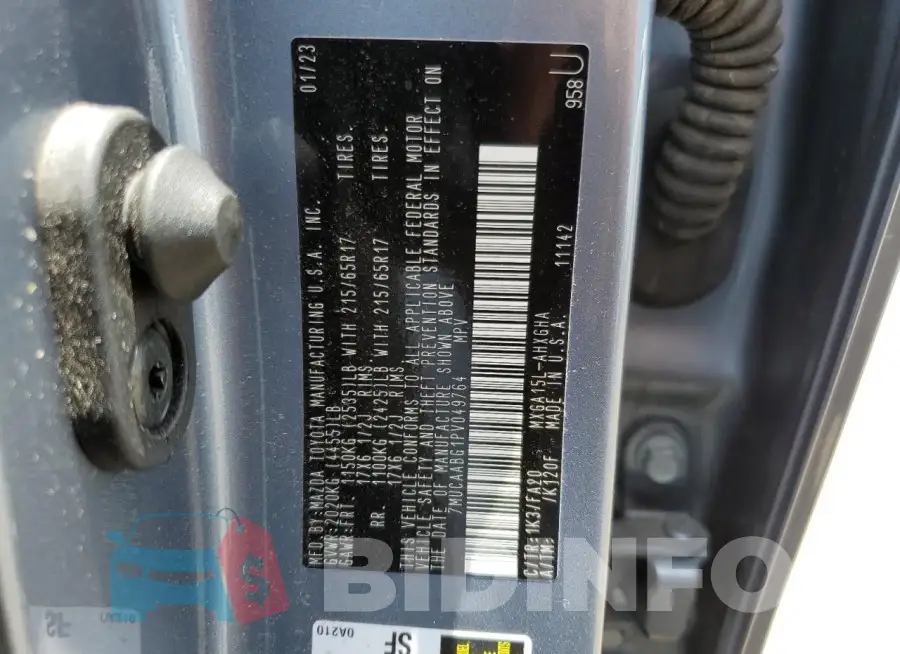 7MUCAABG1PV049764 Photo# 13
