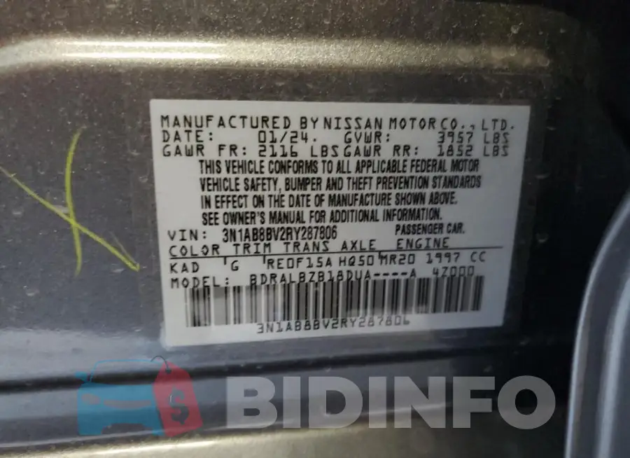 3N1AB8BV2RY287806 Photo# 12