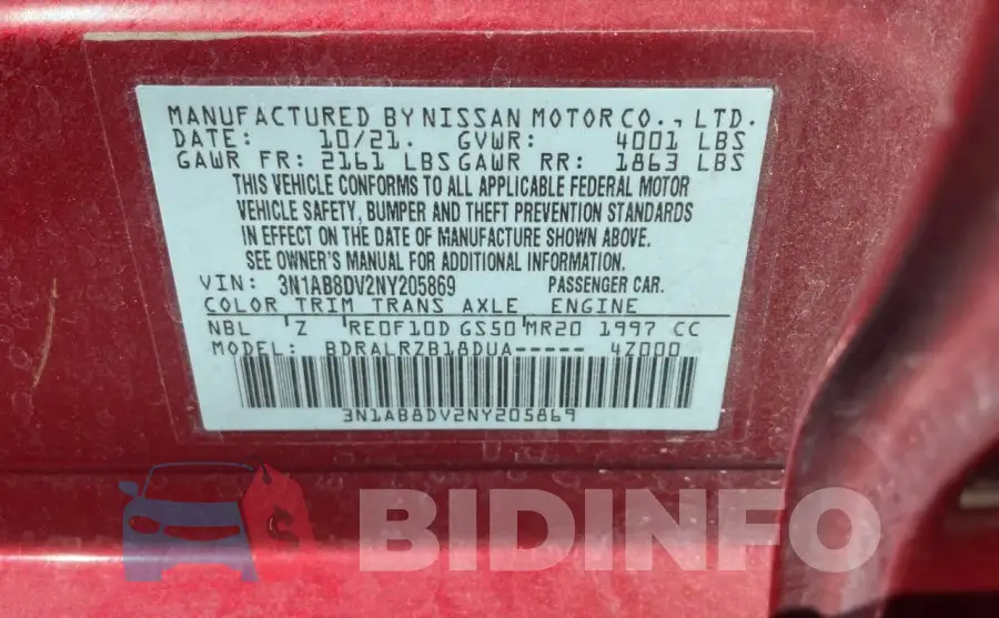 3N1AB8DV2NY205869 Photo# 10