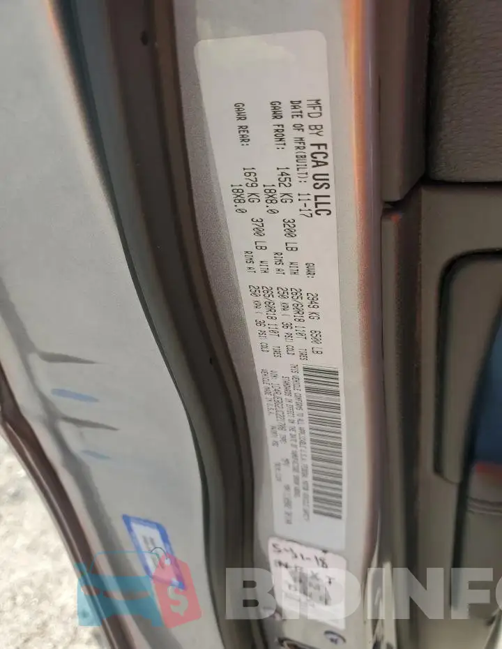 1C4RJEBG2JC221708 Photo# 12