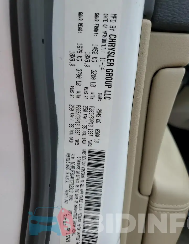 1C4RJFBG4FC712312 Photo# 13