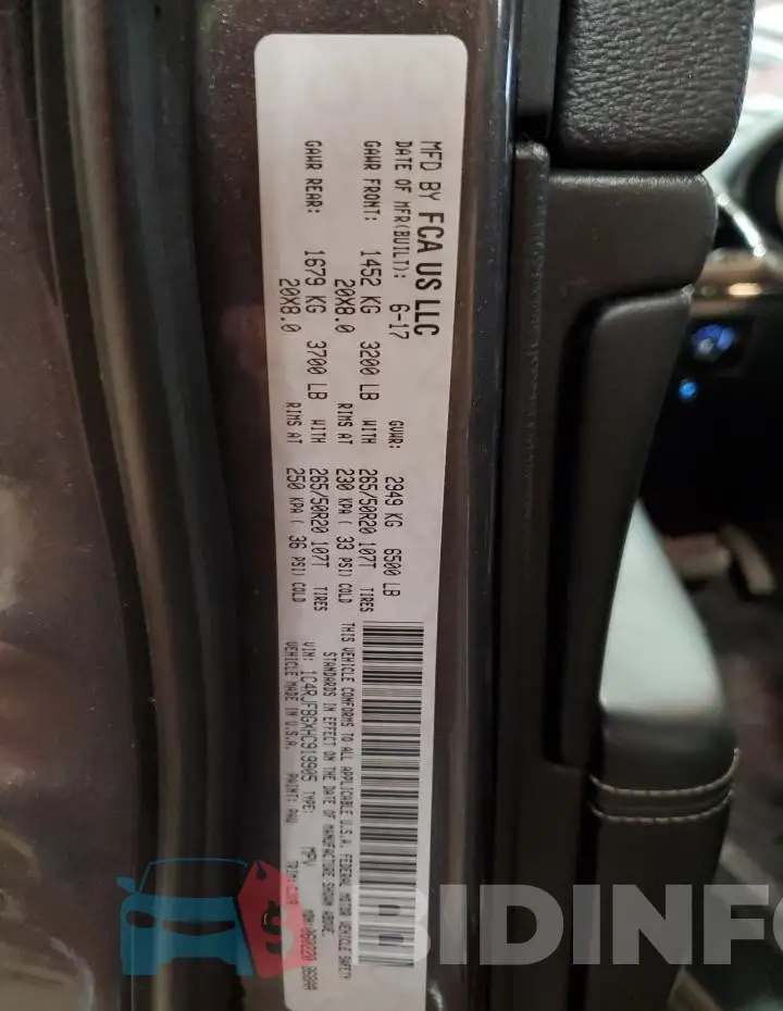 1C4RJFBGXHC919905 Photo# 13