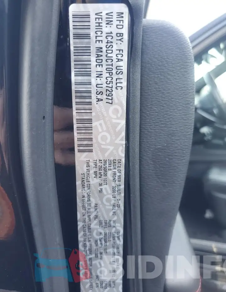 1C4SDJCT0PC572977 Photo# 13