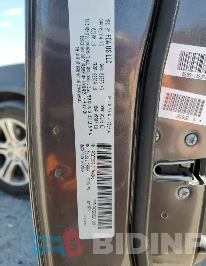 2C3CDXBG1FH747846 Photo# 12
