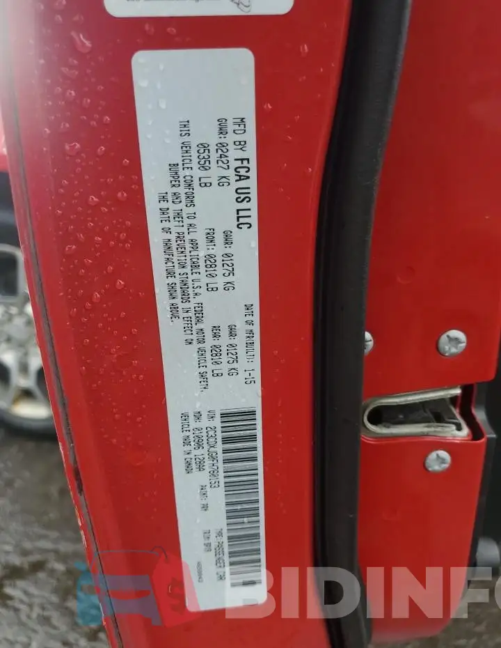 2C3CDXJG0FH760153 Photo# 13