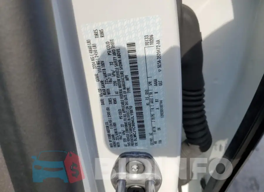 5LMCJ1C90NUL15870 Photo# 13