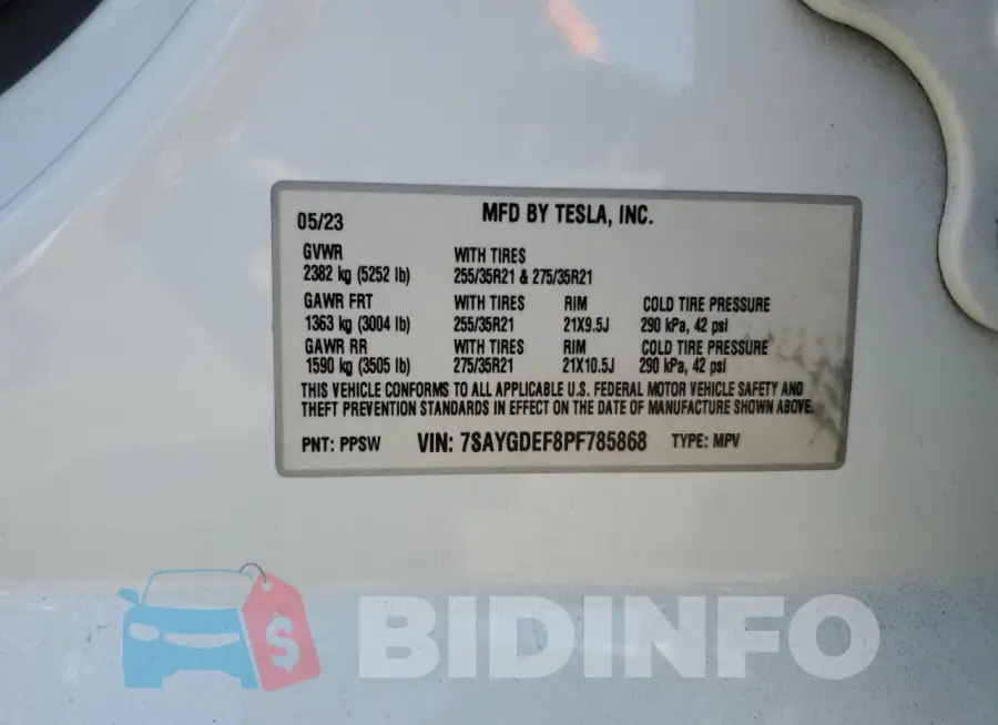 7SAYGDEF8PF785868 Photo# 12