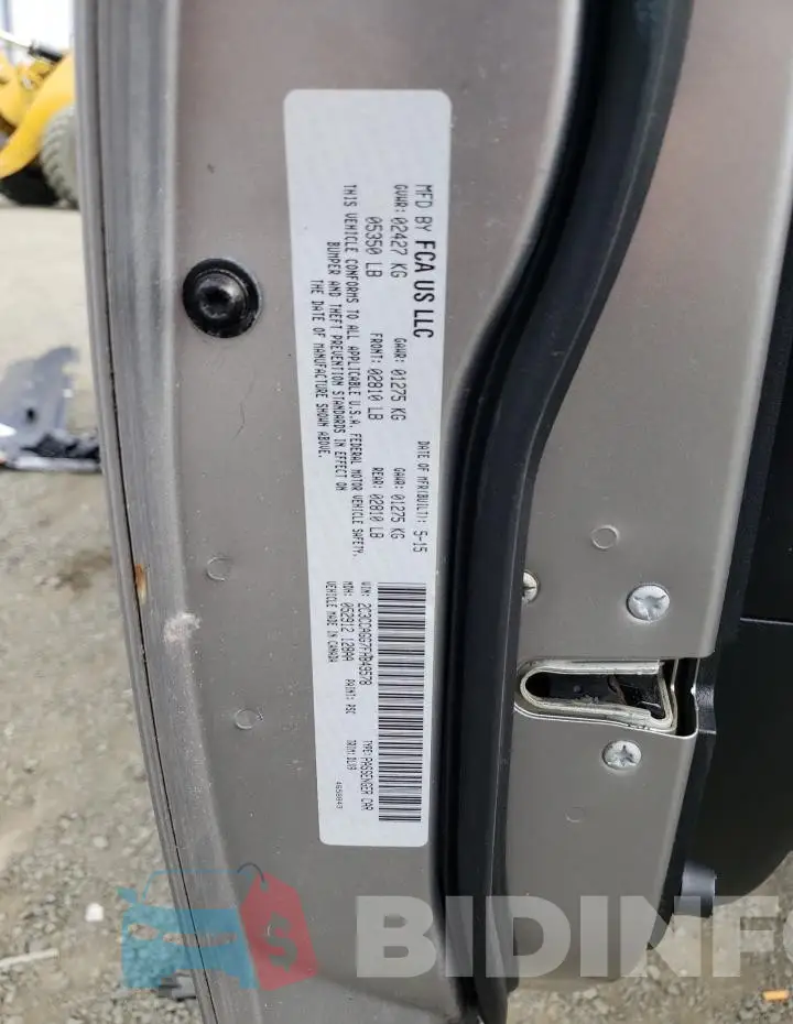 2C3CCAGG7FH849578 Photo# 12