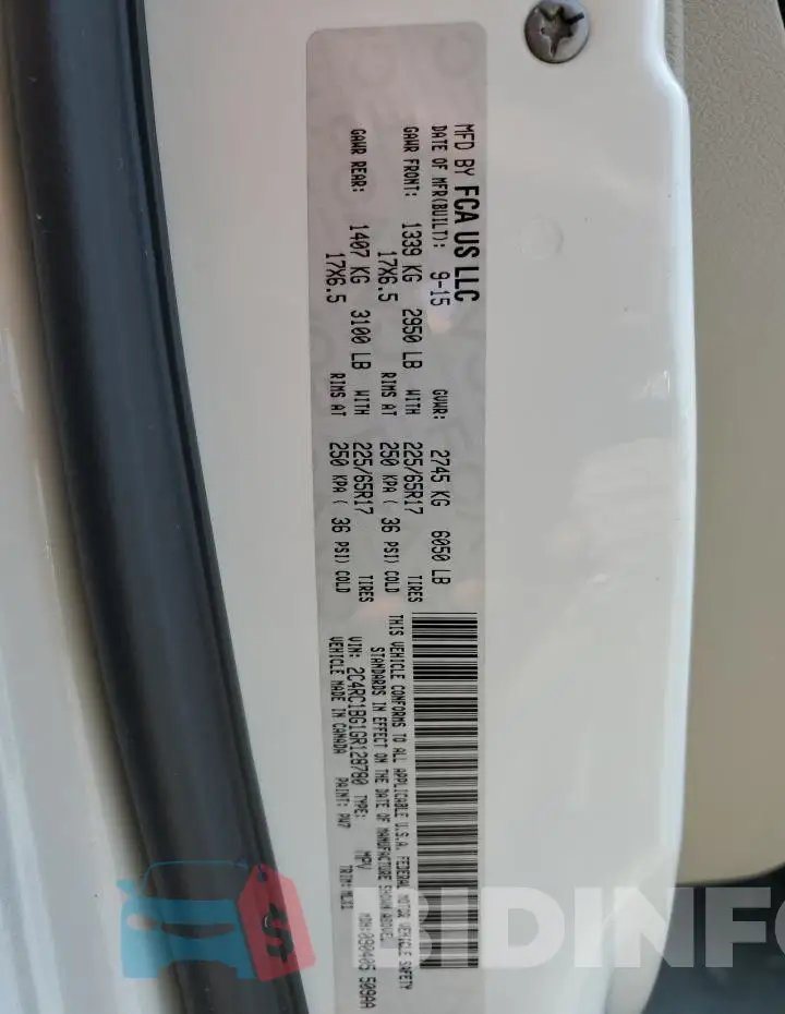 2C4RC1BG1GR128780 Photo# 13