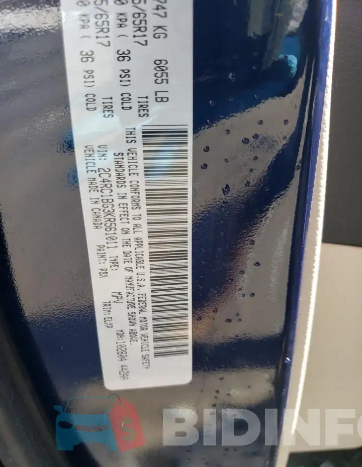 2C4RC1BG3KR561011 Photo# 13