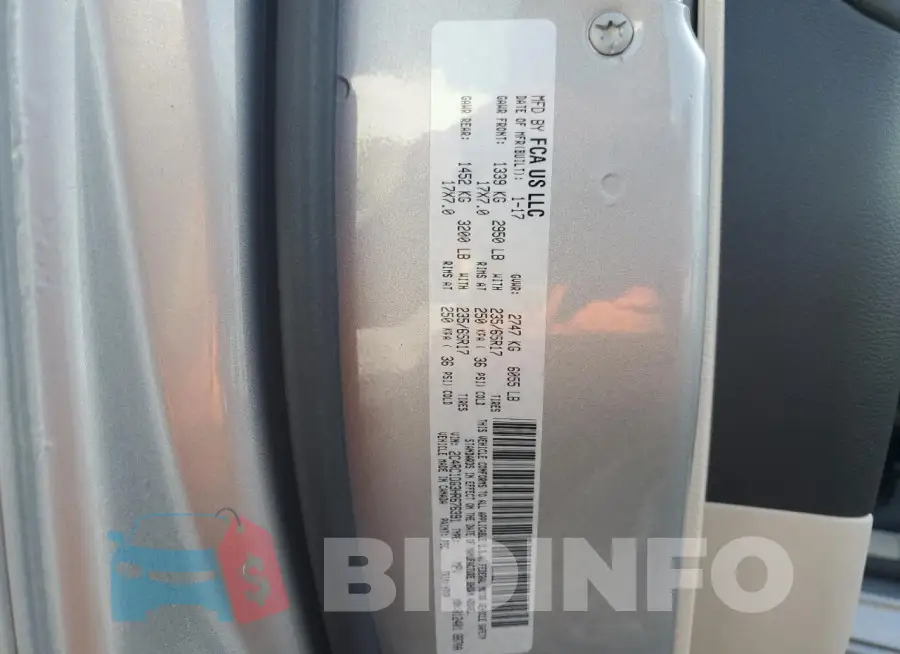 2C4RC1DG3HR676391 Photo# 13