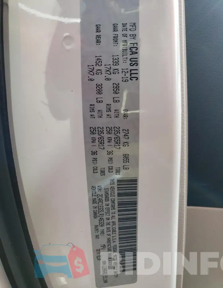 2C4RC1EG5LR146320 Photo# 14