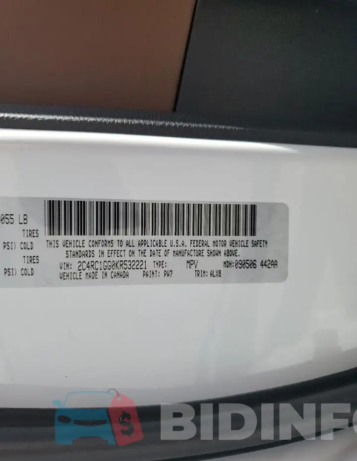 2C4RC1GG0KR532221 Photo# 13