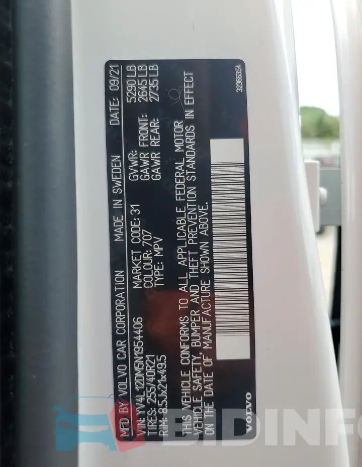 YV4L12DM5N1954406 Photo# 14