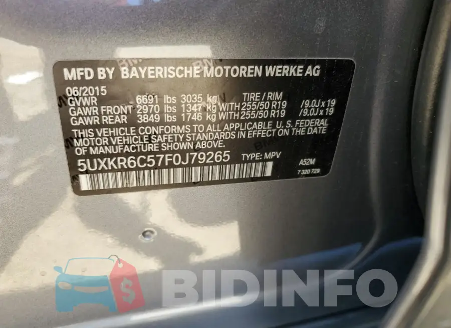 5UXKR6C57F0J79265 Photo# 13