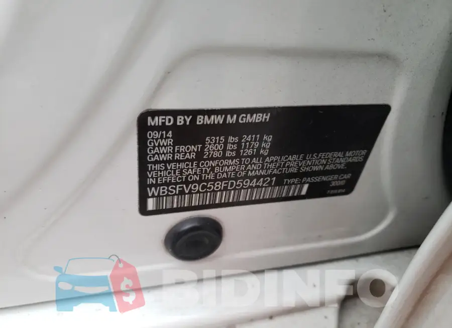 WBSFV9C58FD594421 Photo# 12