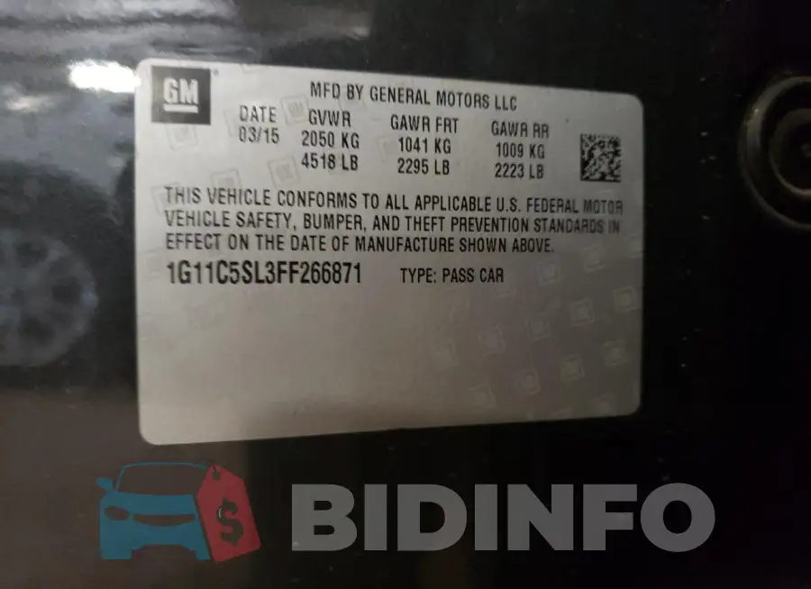 1G11C5SL3FF266871 Photo# 12