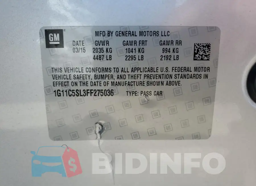 1G11C5SL3FF275036 Photo# 13
