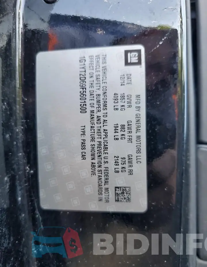 1G1YT2D69F5601500 Photo# 12
