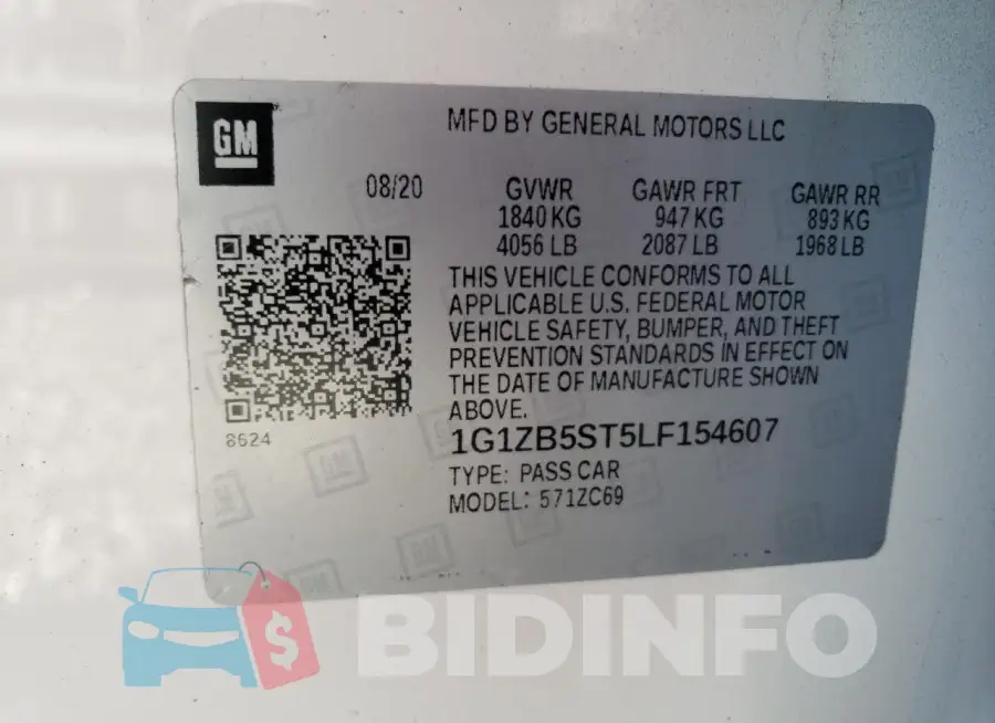 1G1ZB5ST5LF154607 Photo# 12