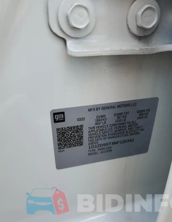 1G1ZD5ST4NF122342 Photo# 13