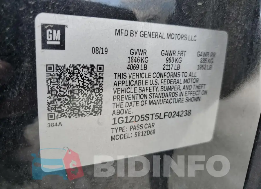 1G1ZD5ST5LF024238 Photo# 12