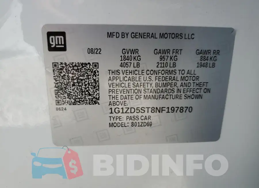 1G1ZD5ST8NF197870 Photo# 12