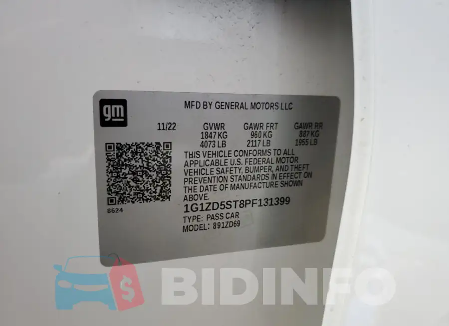1G1ZD5ST8PF131399 Photo# 13
