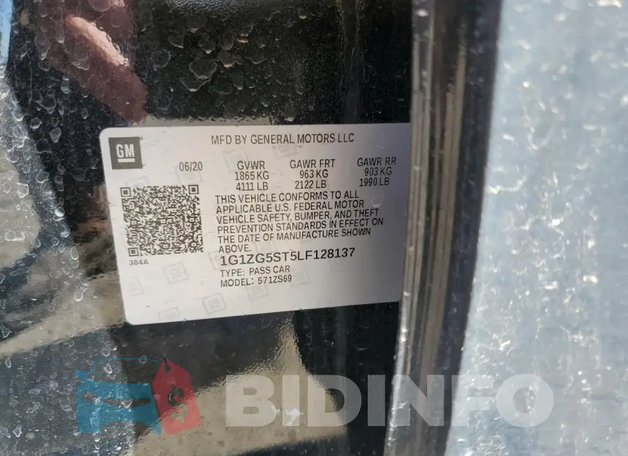 1G1ZG5ST5LF128137 Photo# 12