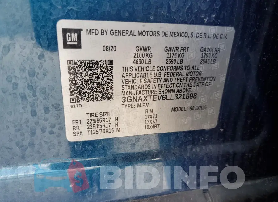 3GNAXTEV6LL321898 Photo# 13