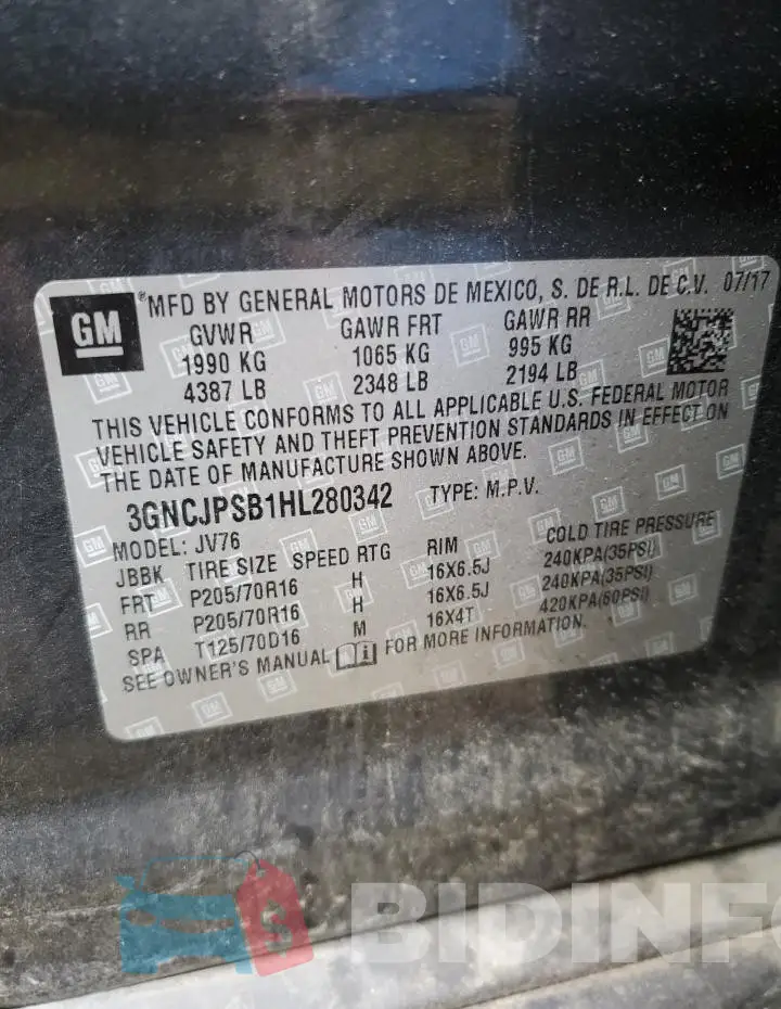 3GNCJPSB1HL280342 Photo# 13