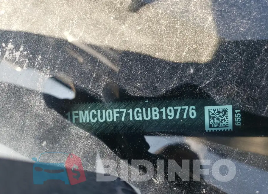 1FMCU0F71GUB19776 Photo# 13