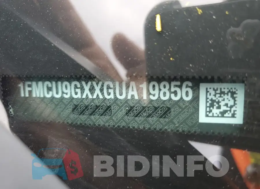 1FMCU9GXXGUA19856 Photo# 12