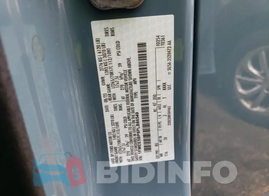 1FMEE5BP8PLB86549 Photo# 13