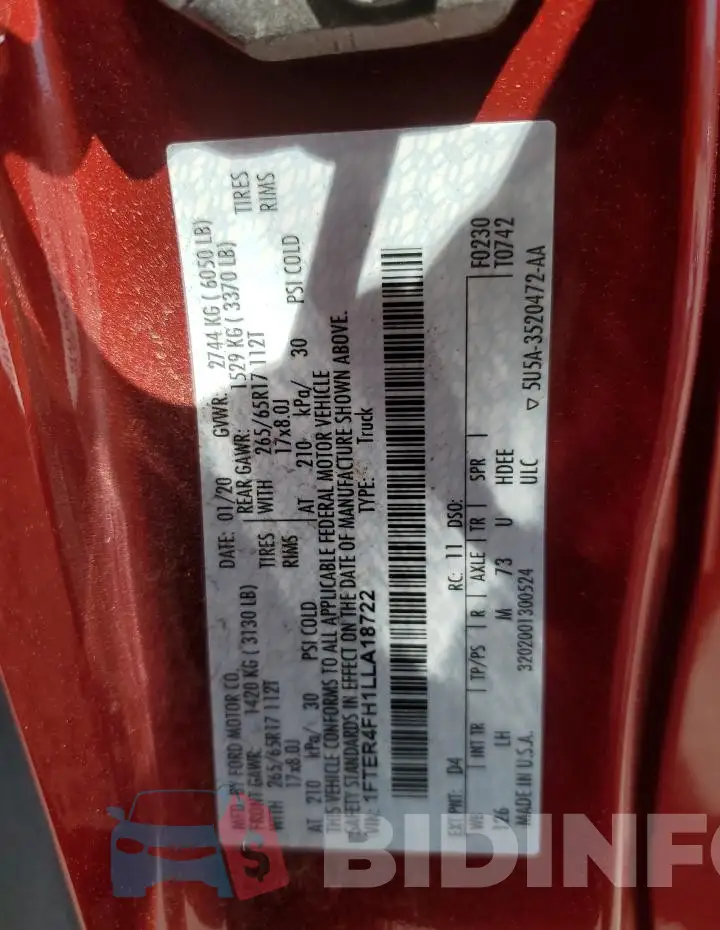 1FTER4FH1LLA18722 Photo# 12