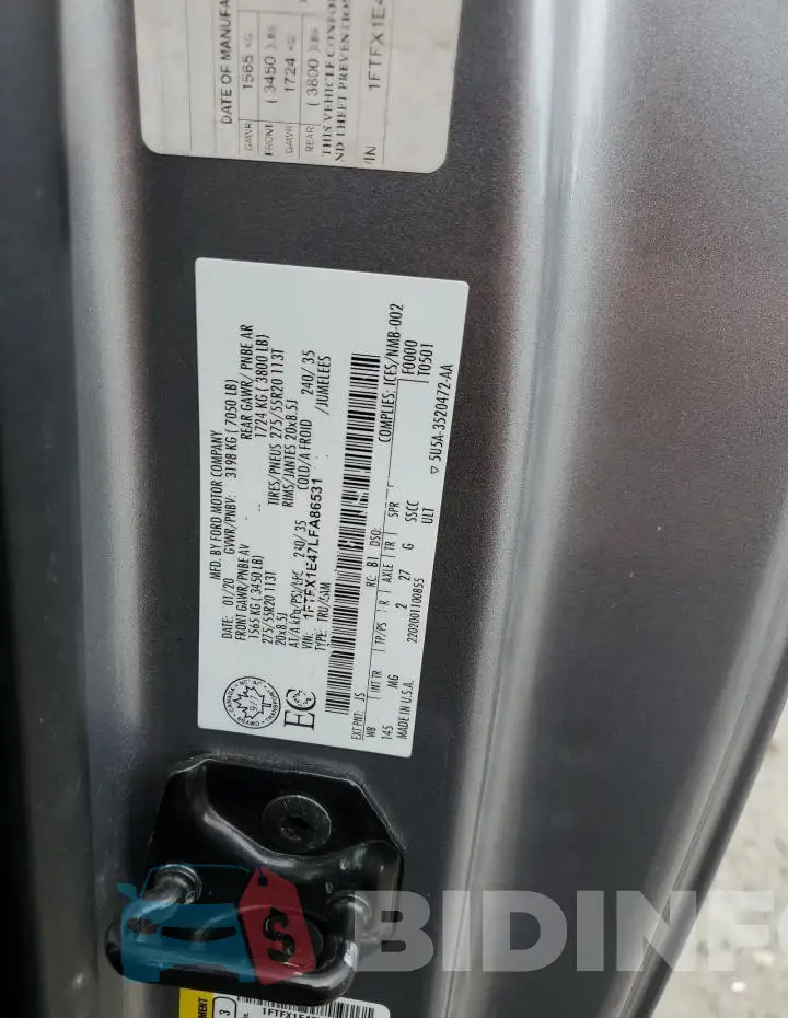 1FTFX1E47LFA86531 Photo# 12