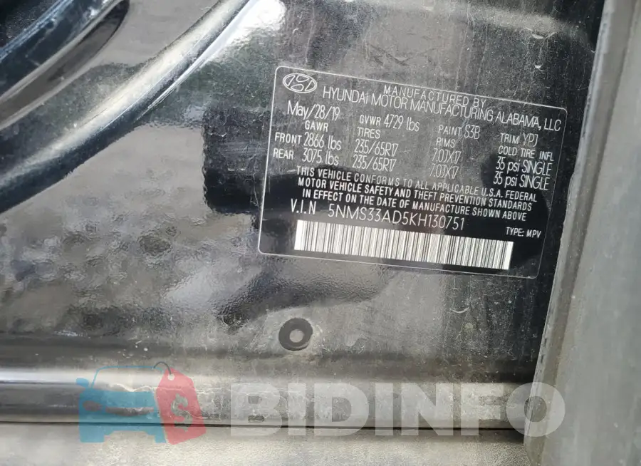 5NMS33AD5KH130751 Photo# 12