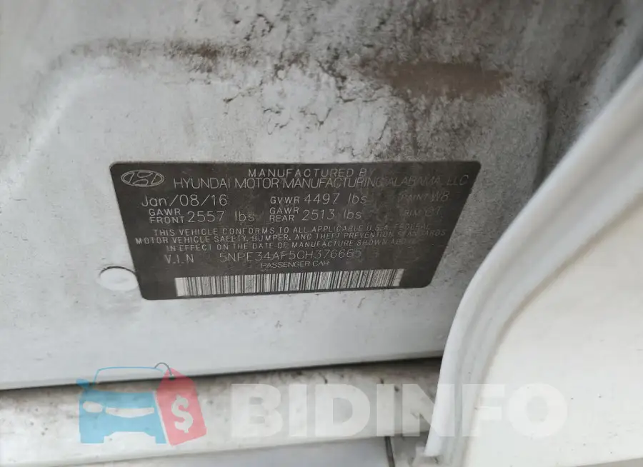 5NPE34AF5GH376665 Photo# 12