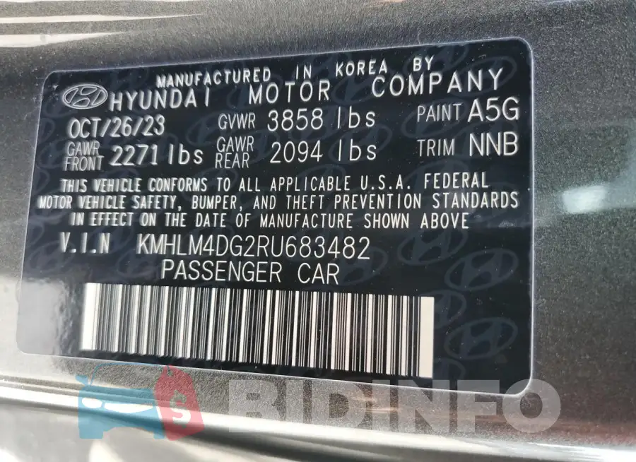 KMHLM4DG2RU683482 Photo# 12
