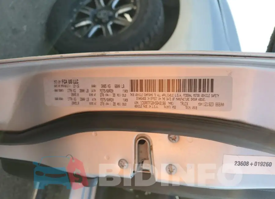 1C6RR7FG8HS649188 Photo# 12