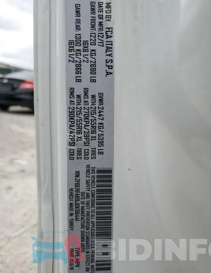 ZFBERFAB9J6K66441 Photo# 13