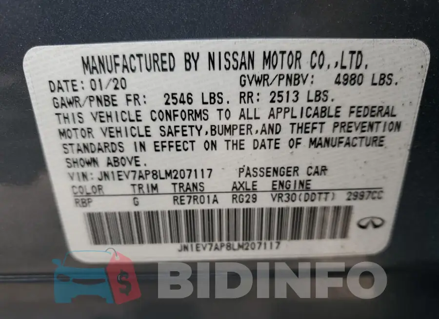 JN1EV7AP8LM207117 Photo# 13