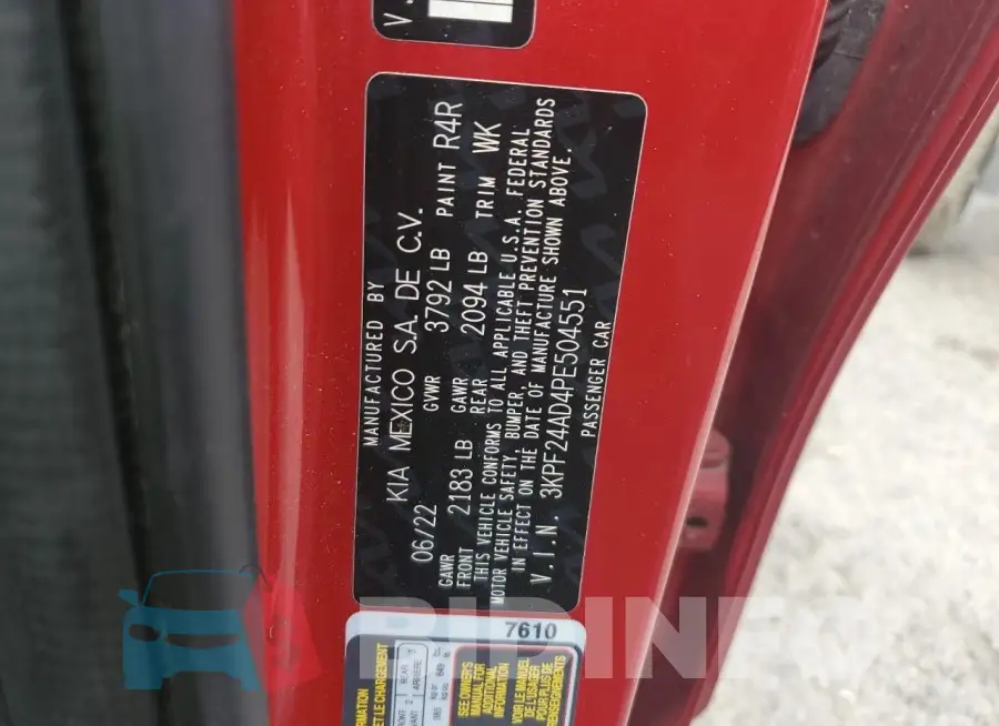 3KPF24AD4PE504551 Photo# 12