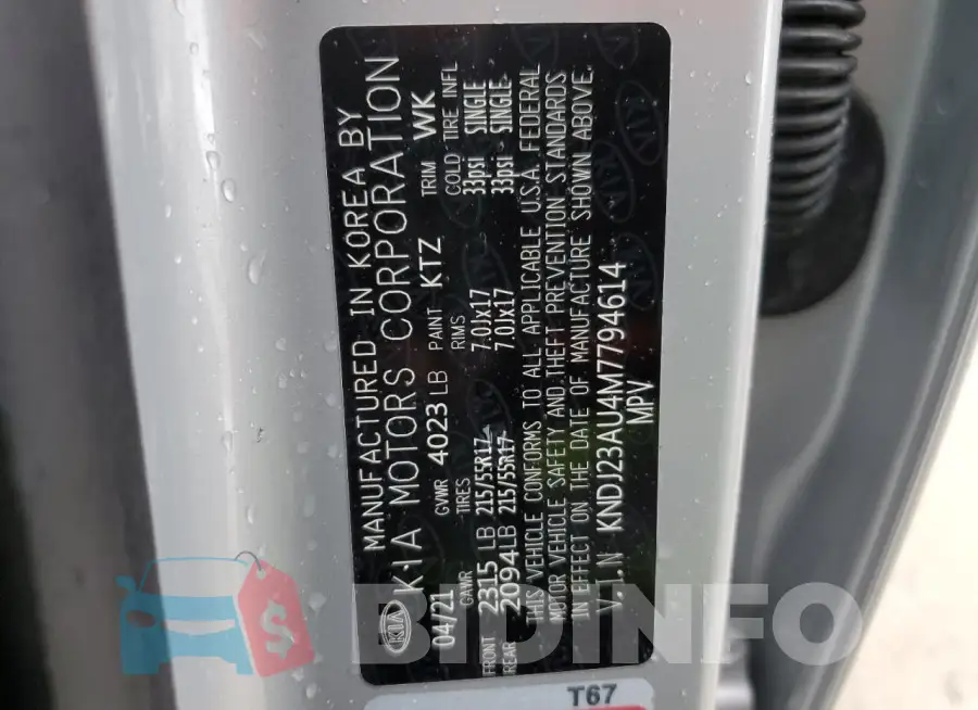 KNDJ23AU4M7794614 Photo# 13