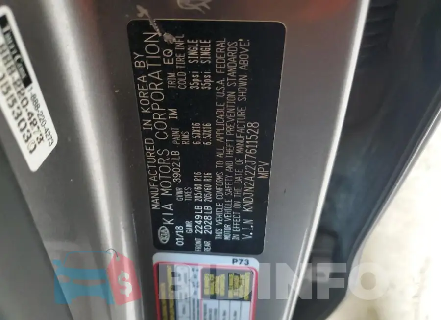 KNDJN2A22J7611528 Photo# 12
