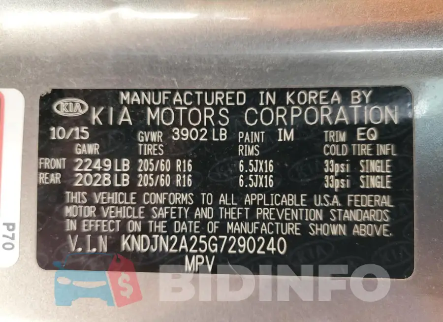 KNDJN2A25G7290240 Photo# 12