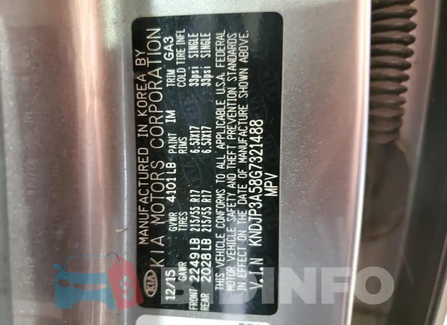 KNDJP3A58G7321488 Photo# 13