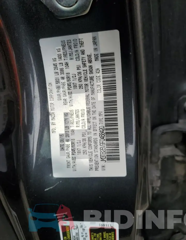 JM3TB2BV9F0468420 Photo# 12