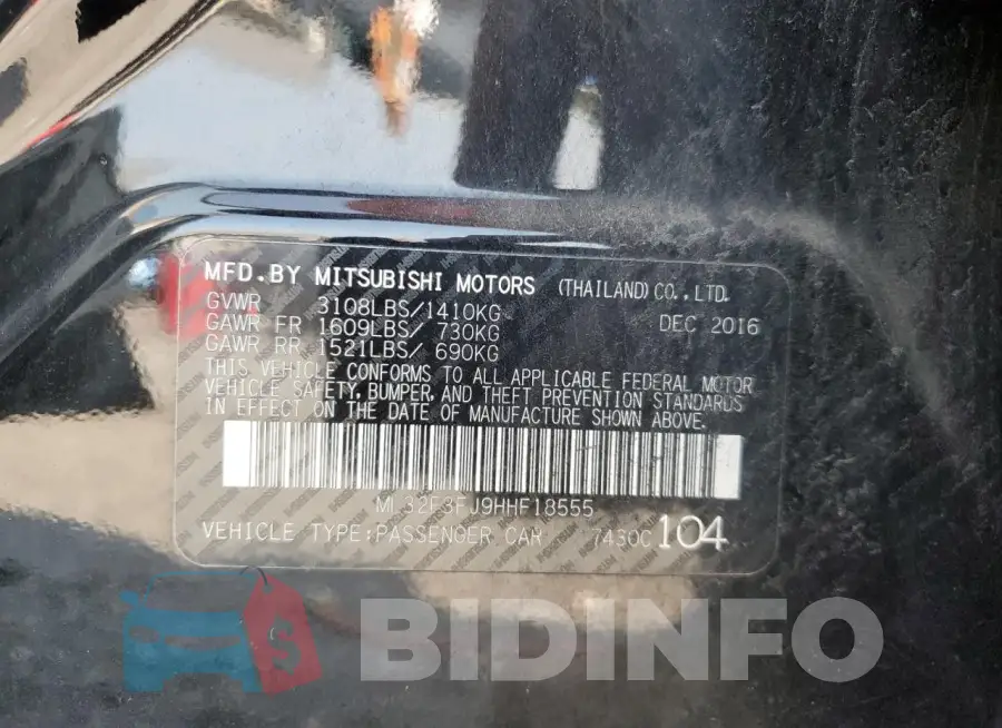 ML32F3FJ9HHF18555 Photo# 13